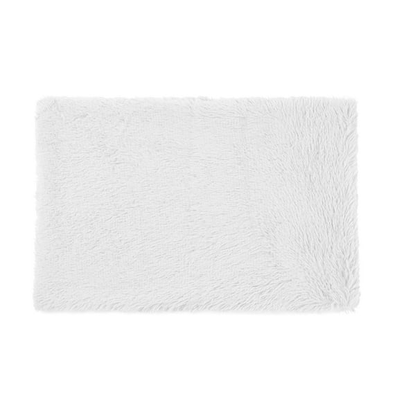 Winter Warm Pet Blanket Four Season Dog Mat PV Plush Insulated Soft Comfortable Washable Fashionable Design for Bed Sofa Easy Clean for Small Medium Dogs 55x40cm