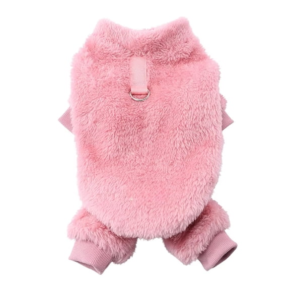 Winter Warm Pet Clothes Soft Flannel Dog Jumpsuit Puppy Cats Four Legs Jacket Coat for Small Medium Dogs Chihuahua Yorkie Outfit