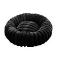 thumbnail image 1 of Winter Warm Pet Kennel Bed | Plush Round Donut Cat Bed & Small Dog Bed | 50x50cm Soft Fleece Enclosed Pet House with Non-Slip Bottom | 1 Piece, 1 of 6