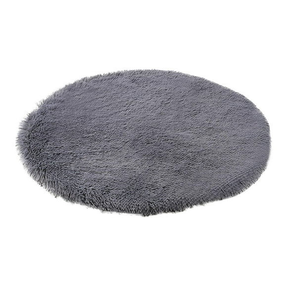 Winter Warm Pet Mat Cozy Round Bed for Dogs and Cats Soft Kennel Pad Medium Small Pet Comfort