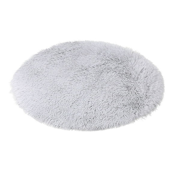 Winter Warm Pet Mats for Cats and Dogs Cozy Round Kennel Blankets for Small and Medium