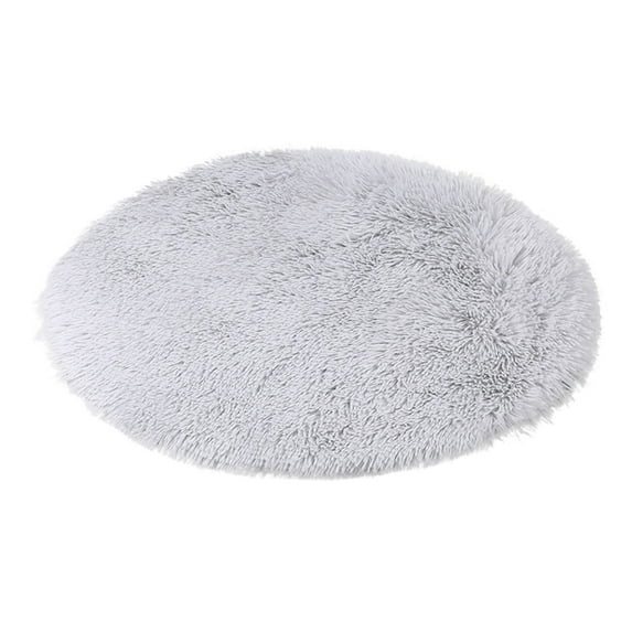Winter Warm Pet Mats for Cats and Dogs Cozy Round Kennel Blankets for Small and Medium
