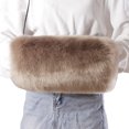 thumbnail image 1 of Winter Warm Plush Hand Muff for Adult Women Faux Furs Cuff and Hand Muffs for Outdoor Activity Female Sport Accessories, 1 of 9
