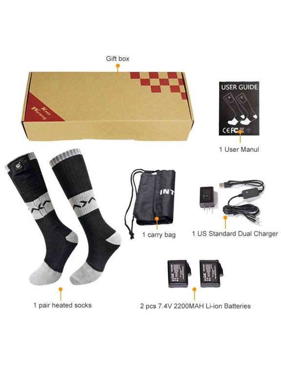 Winter Warm Rechargeable Electric Ski Heating Stockings