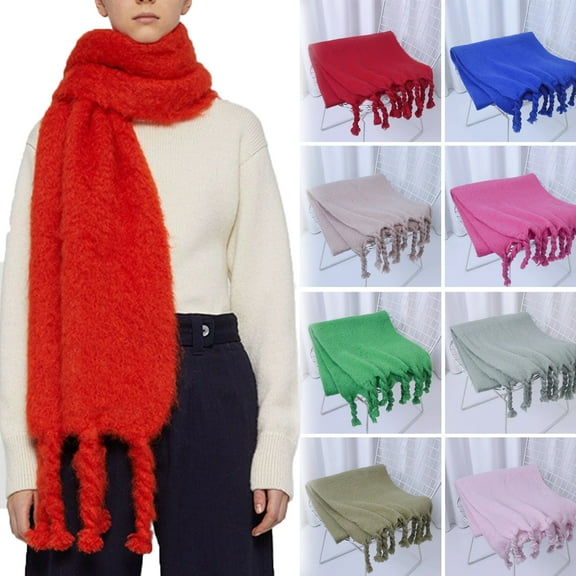 Winter Warm Scarf for Women Long Shawl Large Scarves Cold Weather Thick Blanket Scarf