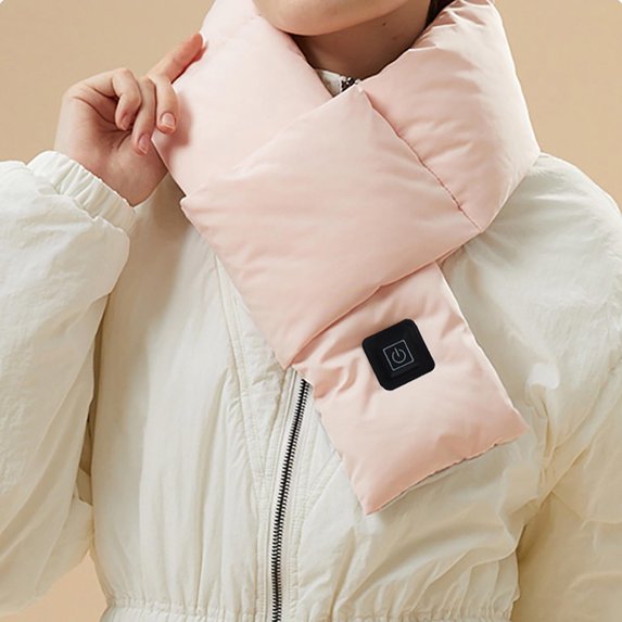Winter Warm Scarf for Women USB Heated Scarf Heating Scarf USB Smart Charging Neck And Shoulder Solid Color Scarfs