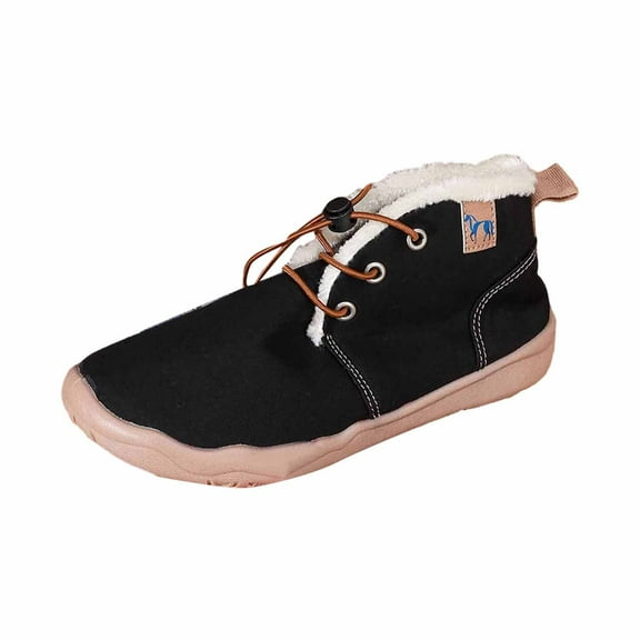 Winter Warm Shoes Snow Boots for Women High Top Winter Boots Casual Short Rubber Sole for Comfortable Wear Ideal for Snowy Days