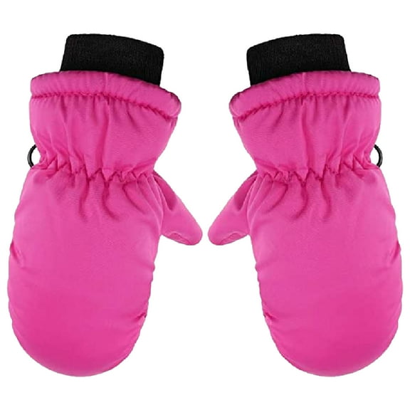 Winter Warm Skiing Gloves for Children - Full Finger Mittens for Boys and Girls Outdoor Gear for Cold Weather