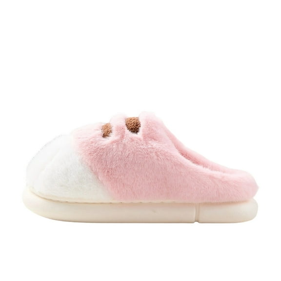 Winter Warm Slippers House Shoes Slippers for Women Closed Toe Slippers Winter Indoor Outdoor Soft Sole Warm Shoes with for Comfort and Cozy Home Wear