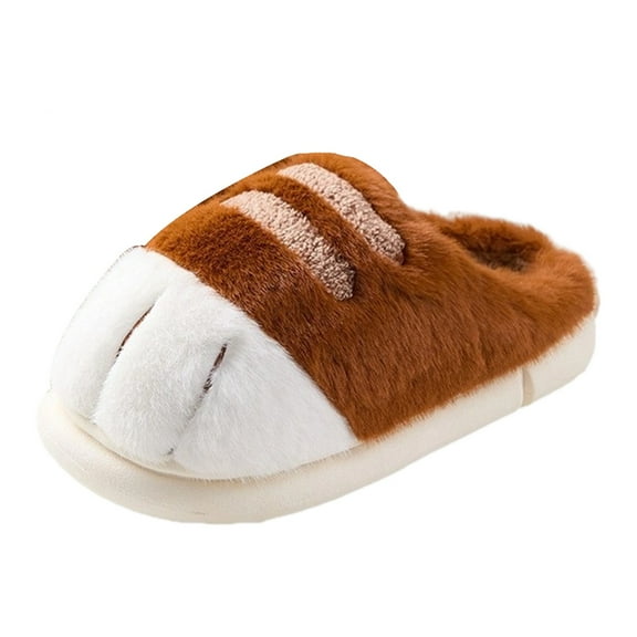 Winter Warm Slippers House Shoes Slippers for Women Closed Toe Slippers Winter Indoor Outdoor Soft Sole Warm Shoes with for Comfort and Cozy Home Wear
