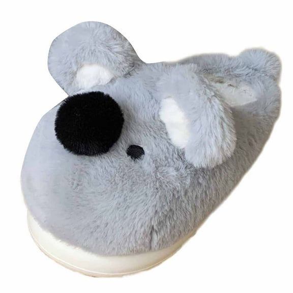 Winter Warm Slippers House Shoes Slippers for Women Cozy Slippers Winter Indoor Footwear with Cute Cartoon Koala Design for Home Use and Warmth