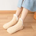 thumbnail image 1 of Winter Warm Slippers Socks Indoor Home Floor Sock with Fleece Thickened Men's Socks Winter Warm Dormitory Sleeping Sock Non-slip, 1 of 11