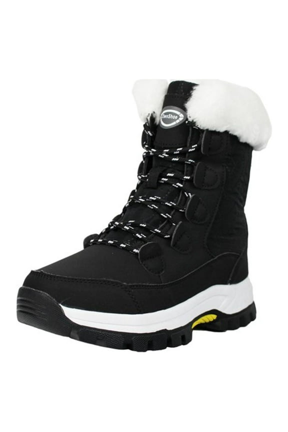 Winter Warm Snow Boots for Women Comfortable Outdoor Snow Shoes Waterproof Hiking Boots
