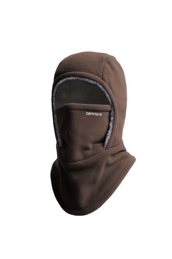 Winter Warm Thick Material Balaclava, One-Piece Hood, Scarf Face Mask Ear Protection,Suitable for Winter Cycling, Running, Skiing, Fishing, Outdoor Sports And Work, Suitable for Men And Women