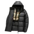 thumbnail image 1 of Winter Warm Thickened Down Jacket Heavy Duty Cold Weather Coat With Hood For Outdoor Activities Windproof Water, 1 of 8