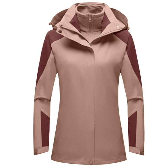 Winter Warm Windproof Jackets for Womens Warm Outdoor Leisure Charge Coat Men's And Women's Windproof And Rainproof Mountaineering Suit Group Purchase Work Suit