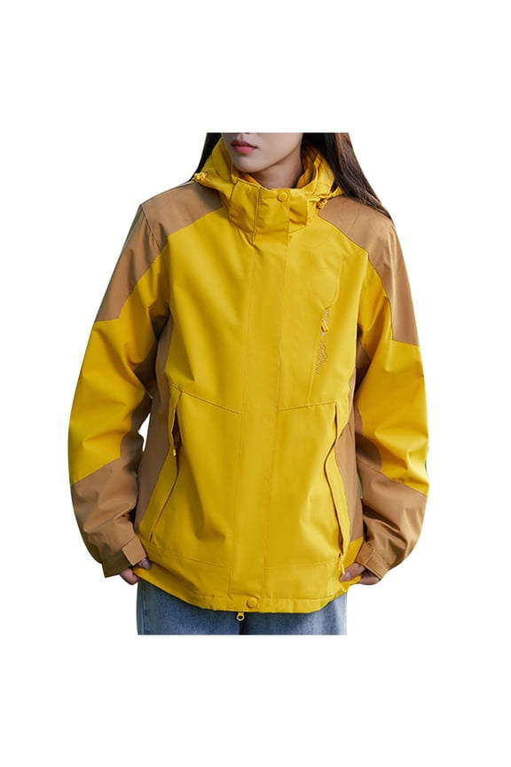 Winter Warm Windproof Jackets for Womens Detachable Cap And Windproof Thick Three-in-one Jacket Outdoor Sports Warm Jacket