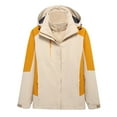 thumbnail image 1 of Winter Warm Windproof Jackets for Womens Detachable Cap And Windproof Thick Three-in-one Jacket Outdoor Sports Warm Jacket, 1 of 3
