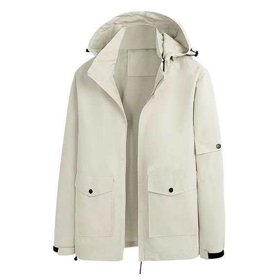 Winter Warm Windproof Jackets for Womens Hooded Outdoor Mountaineering Charge Clothing Windproof