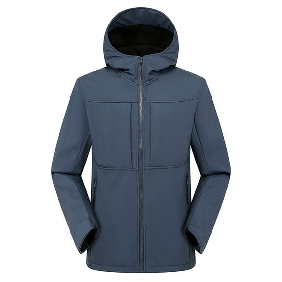 Winter Warm Windproof Jackets for Womens Men And Women Men And Women Sprint Coat Plush Thickened Outdoor Ski Suit Hooded Warm Coat