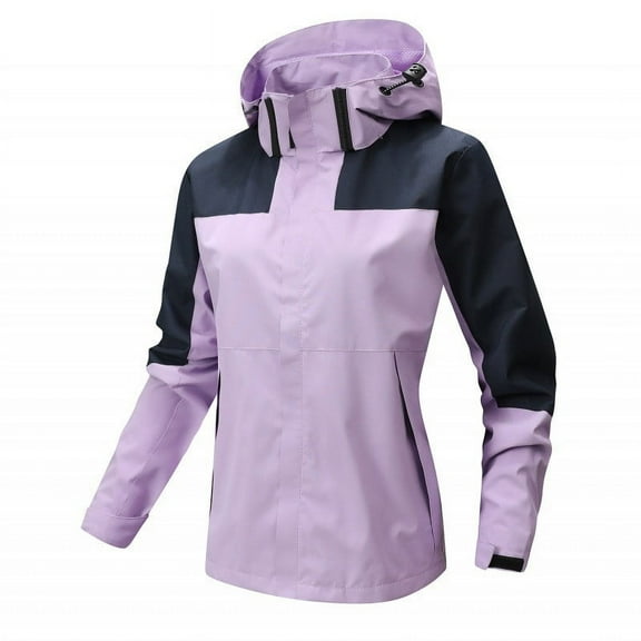 Winter Warm Windproof Jackets for Womens Windproof Plush Insulation Long Sleeved Hooded Casual Coat