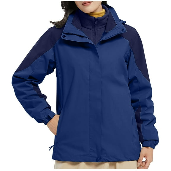 Winter Warm Windproof Jackets for Womens Womens' And Men's Three In Detachable Outdoor Mountaineering Suit And Ski Suit