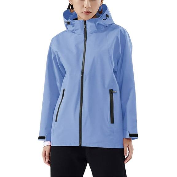 Winter Warm Windproof Zip Up Jackets for Womens Sprinting Suit Men's And Women's Couple Style Jacket Coat Detachable Hatwater Proofing Windproof Outdoor Sprinting Suit