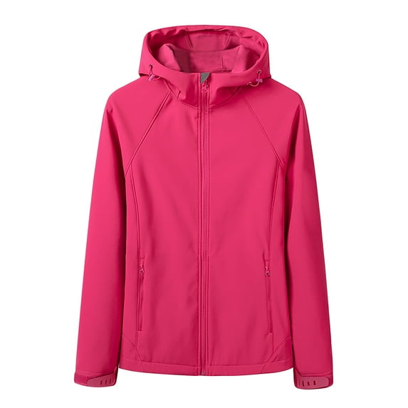 Winter Warm Windproof Zip Up Jackets for Womens Soft Outdoor Single Layer Diving Jacket Windproof And Fleece Jacket Jacket