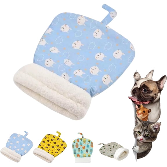 Winter Warming Cat Sleeping Bag, Self Warm Burrow Pet Bed for Cats & Dogs , Soft Self Warming Pet Hideway Sleeping Portable Handwoven Pets Bed for Cats & Small Dogs
