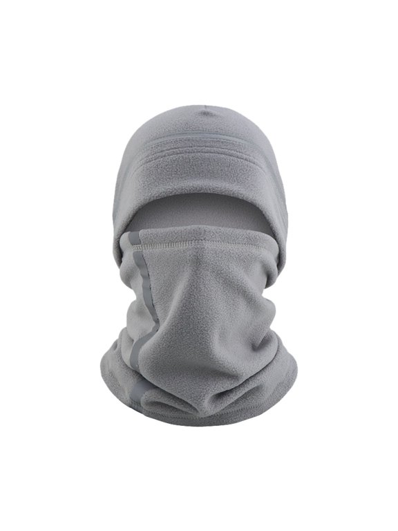 Winter Warmth 2 In 1 Hat Face Unisex Windproof Cold Weather Outdoor Cycling Camping Protective Gear
