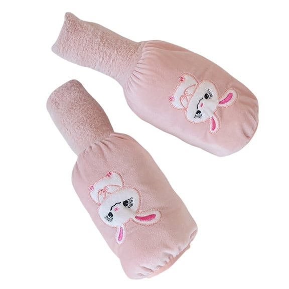 Winter Warmth Arm Sleeves Cartoon Oversleeve Gloves For Children Everyday Use