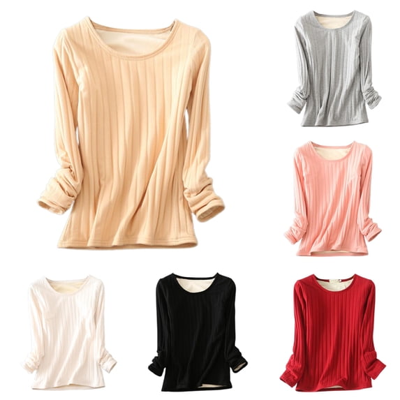 Winter Warmth Long Sleeve Thermal Shirt for Everyday Comfort and Cozy Base Layer Top in Soft Layered Fit