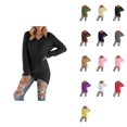 thumbnail image 1 of Winter Warmth Solid V-Neck Long Sleeve Fuzzy Pullover Sweater for Women – Plus Size Casual Thermal Soft Comfort Top for Fall & Winter, 1 of 7