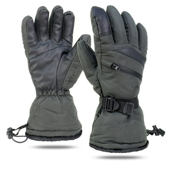 Winter Waterproof Gloves for Men Ski / Snowboard Windproof Insulated Snow Gloves Size L-XL