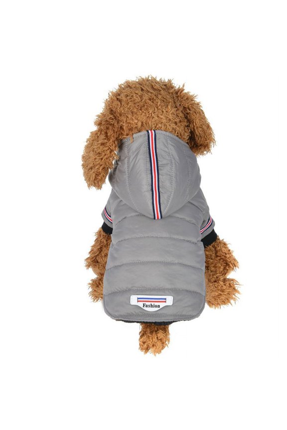 Winter Waterproof Pet Dog Cat Hooded Jacket Jumpsuit Clothes Rain Coat