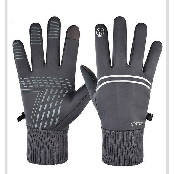 Winter Waterproof Ski Snow Warm Gloves for Women Men, Windproof Cold Weather Thermal with Touchscreen Fingers, for Running Driving Cycling Hiking Biking Outdoor Sports Daily Work