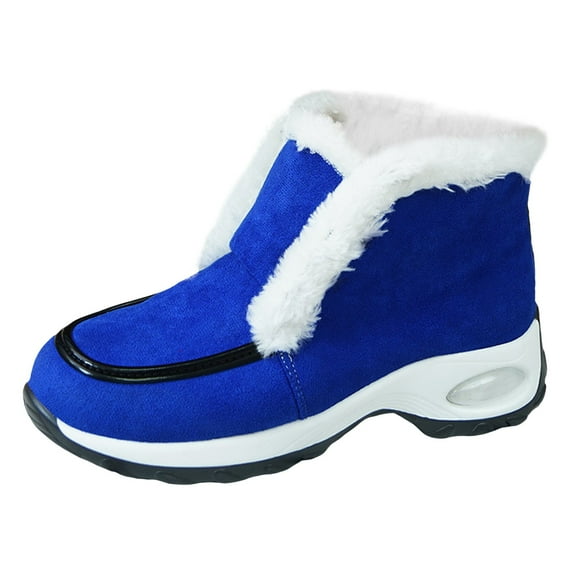 Winter Waterproof Slip-On Warm Ankle Chukka Boots,Snow Loafers,Autumn Winter New Short Boots Large Plush Snow Boots High Top Leopard Print Sneakers Thick Soled Boots(Size:7.5)