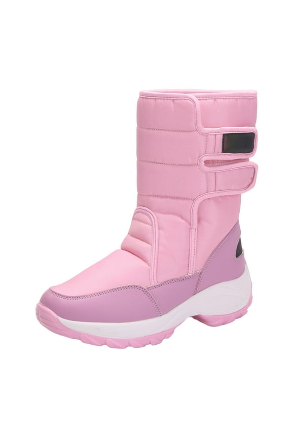 Winter Waterproof -On Warm Ankle Chukka Boots,Snow Loafers, Winter Plush Plus Size Cotton Shoes Umbrella Cloth Anti Splash Water Padded Thickened Warm Snow Boots Cotton Shoes(Size:9ï¼