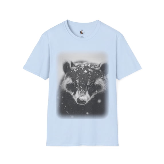 Winter Whisper Badger Tee - Comfort Wear and Wildlife Care