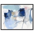 thumbnail image 1 of Winter White II Canvas Print Teal Decor by Art Remedy, Black Frame, 20 x 16, 1 of 6