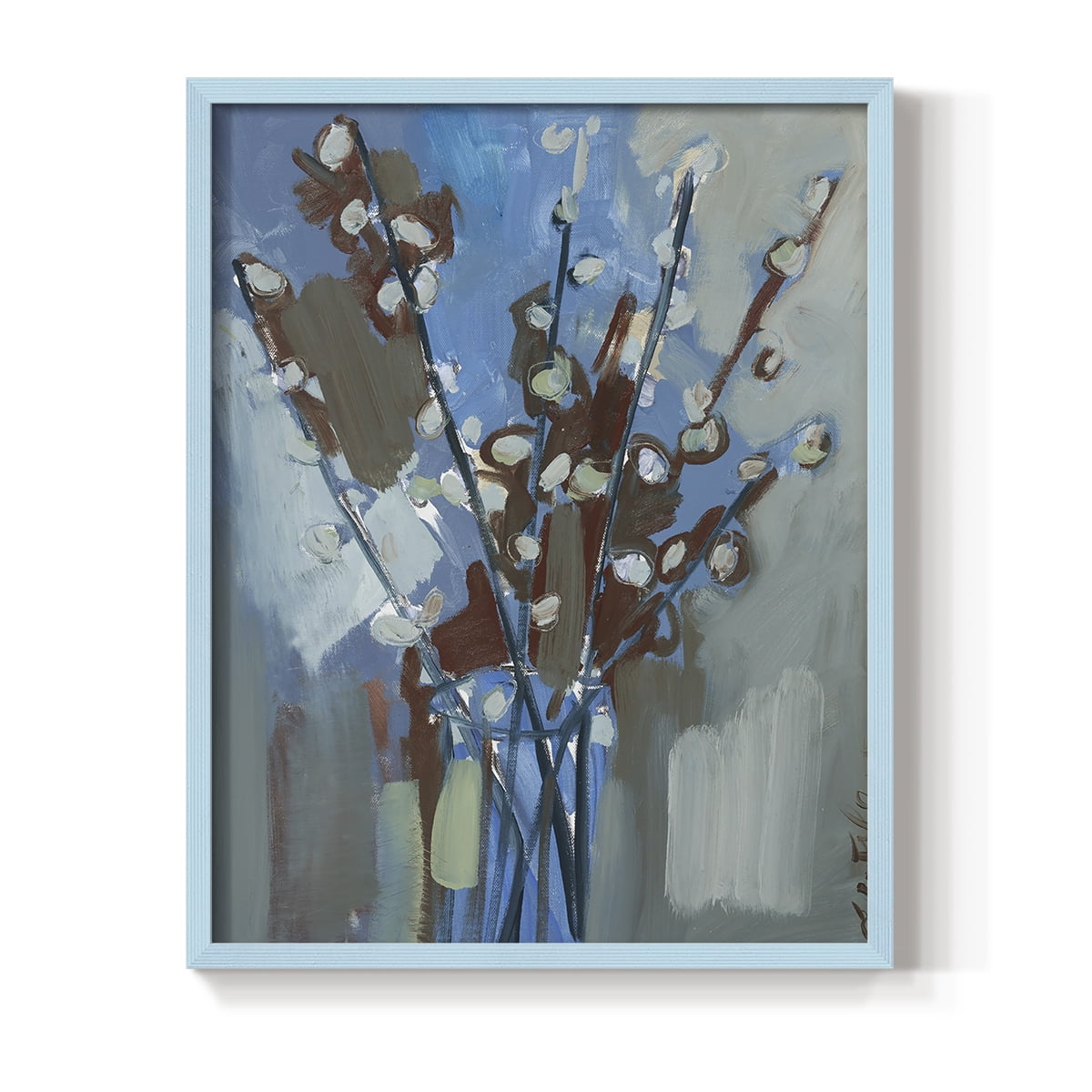 Winter Willow I Framed Print - Solid Wood in Single Picture Frame Solid Wood 2 Framed Print