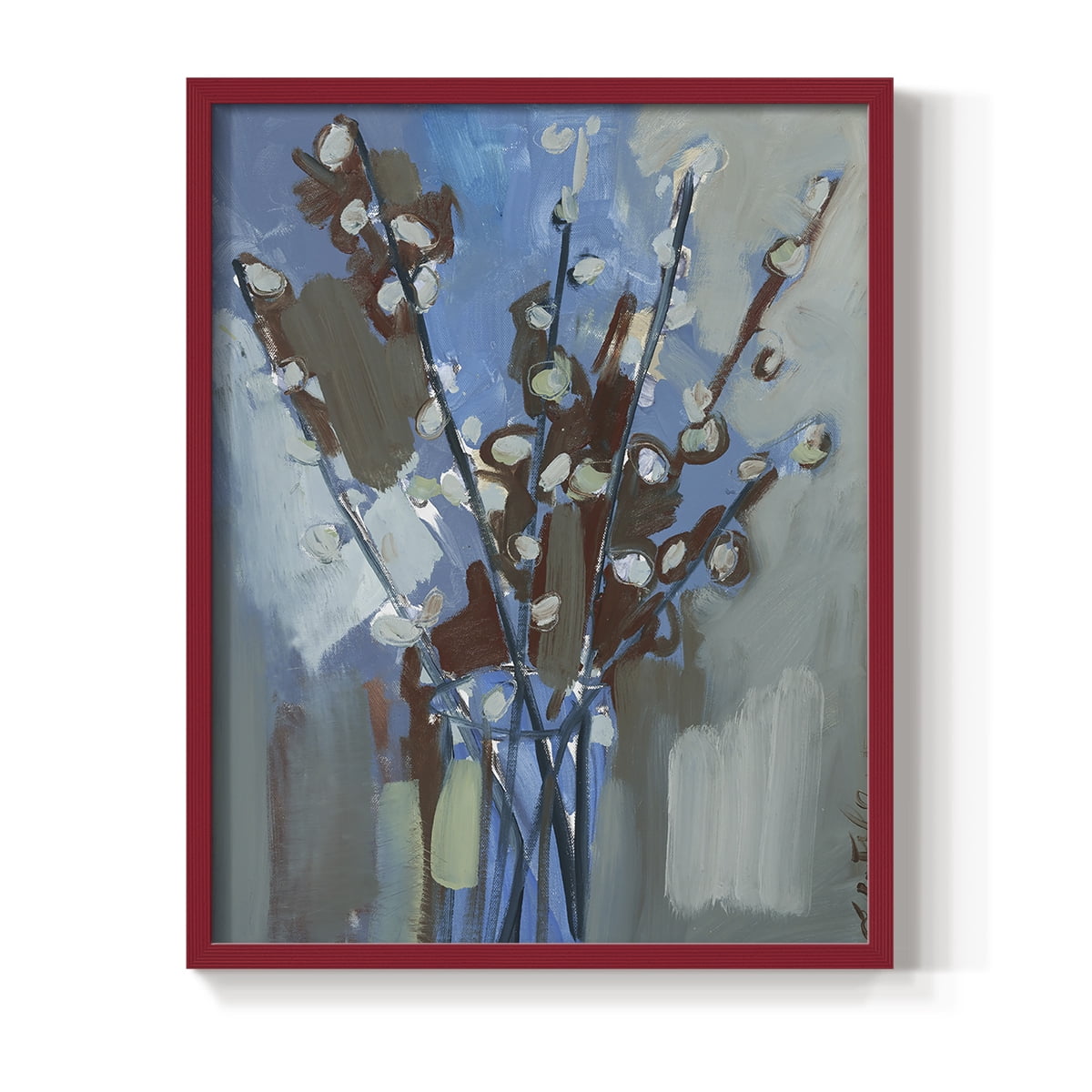 Winter Willow I Framed Print - Solid Wood in Single Picture Frame Solid Wood 2 Framed Print