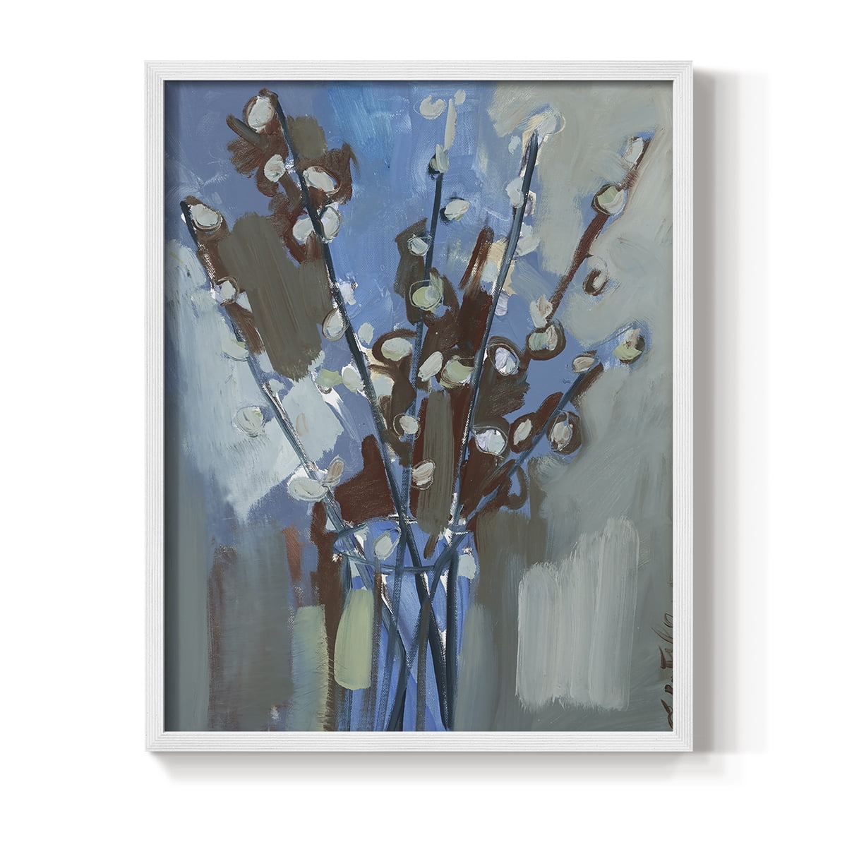 Winter Willow I Framed Print - Solid Wood in Single Picture Frame Solid Wood 2 Framed Print