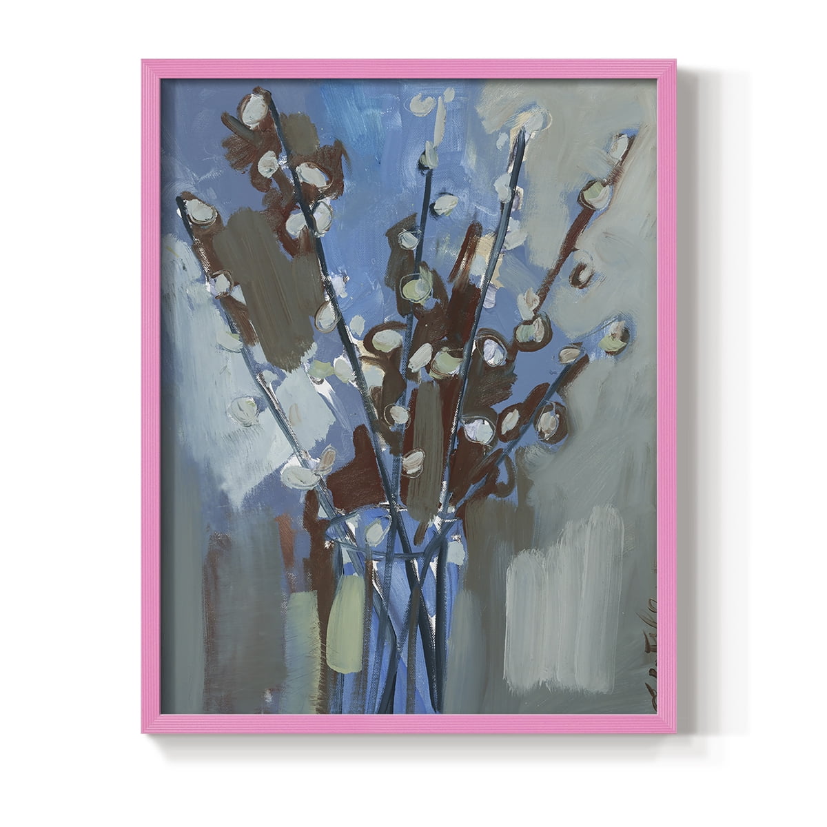 Winter Willow I Framed Print - Solid Wood in Single Picture Frame Solid Wood 2 Framed Print