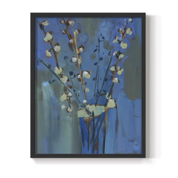 Winter Willow II Framed Print - Solid Wood in Single Picture Frame Solid Wood 2 Framed Print