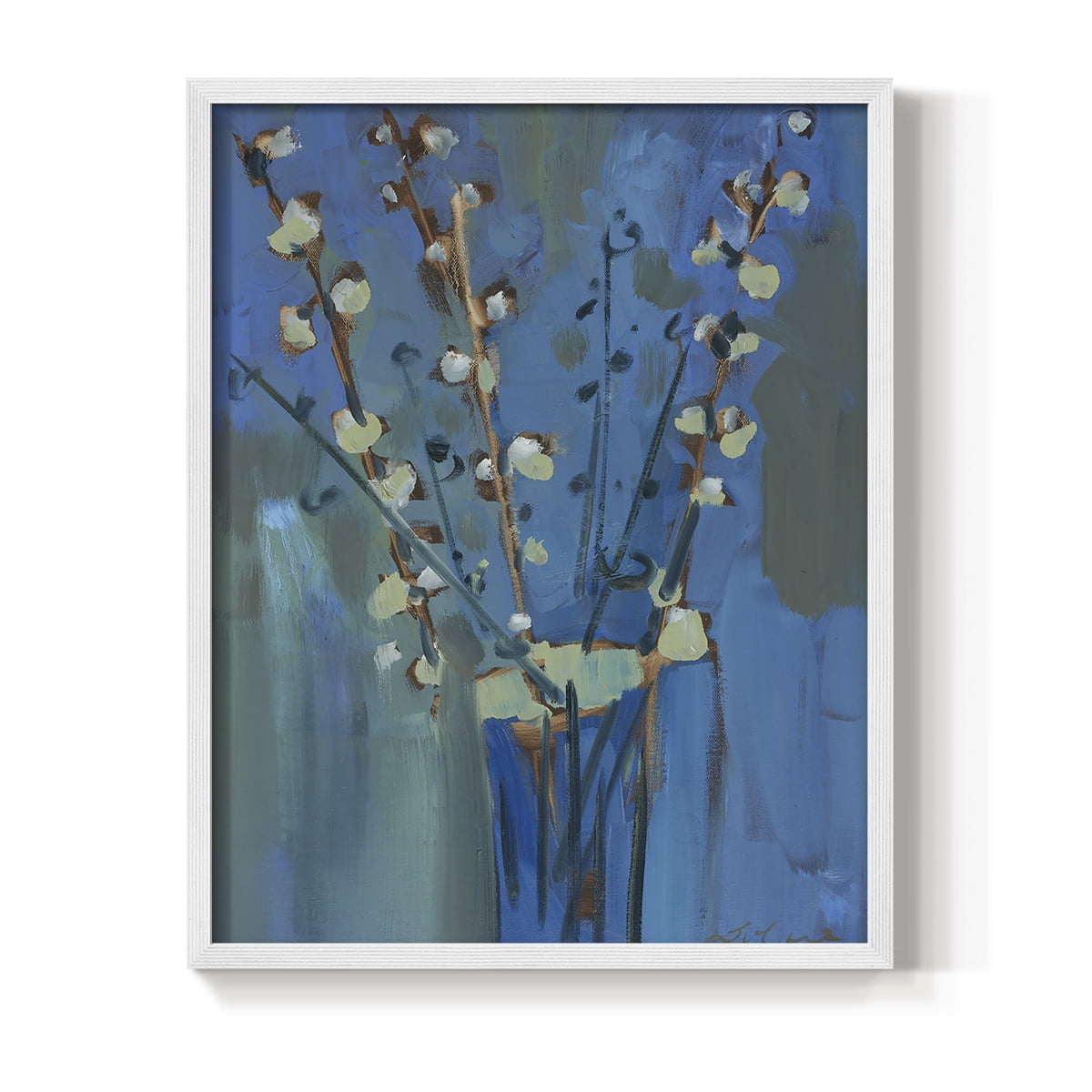 Winter Willow II Framed Print - Solid Wood in Single Picture Frame Solid Wood 2 Framed Print
