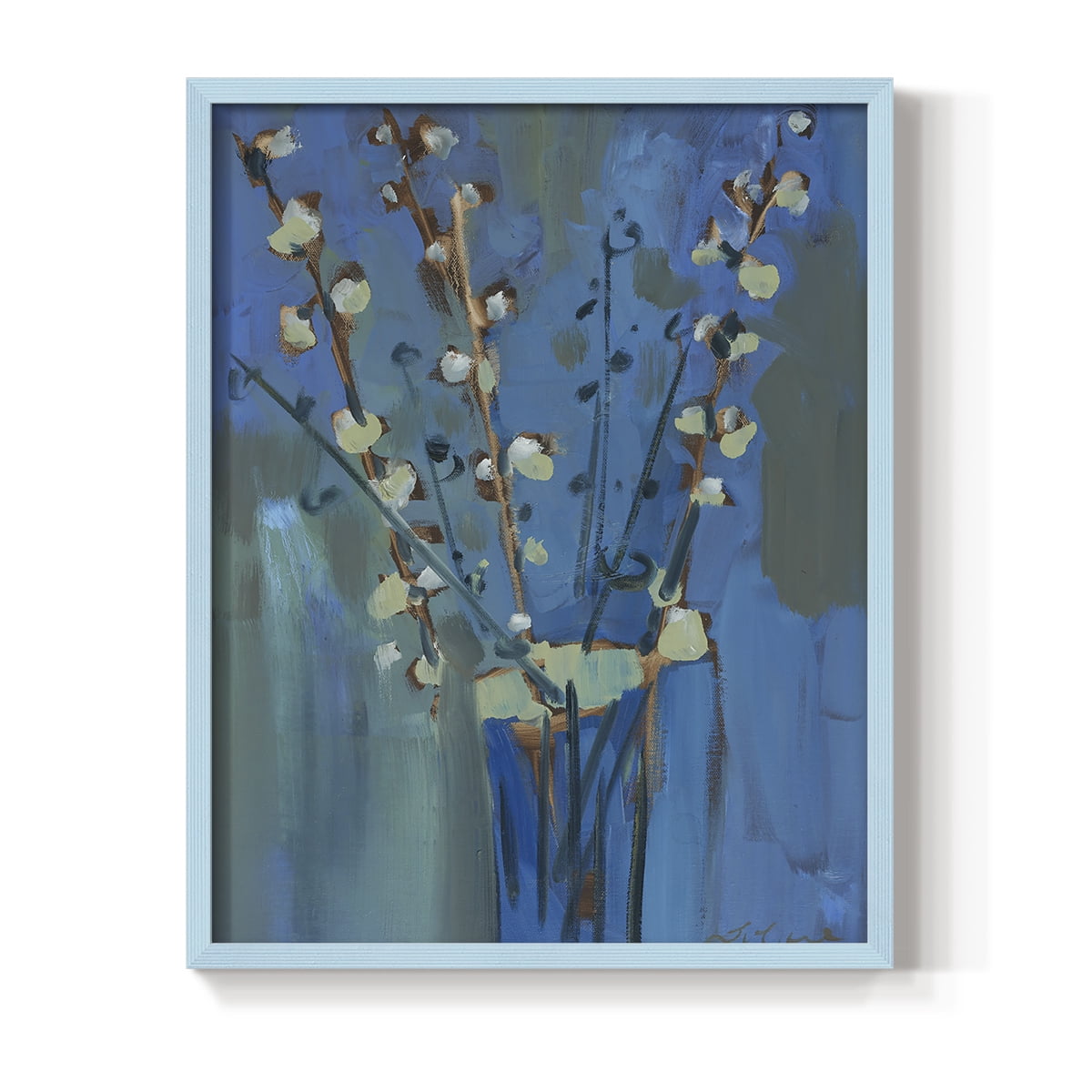 Winter Willow II Framed Print - Solid Wood in Single Picture Frame Solid Wood 2 Framed Print