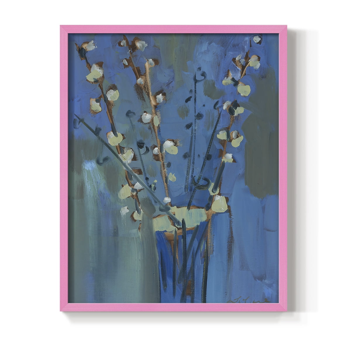 Winter Willow II Framed Print - Solid Wood in Single Picture Frame Solid Wood 2 Framed Print