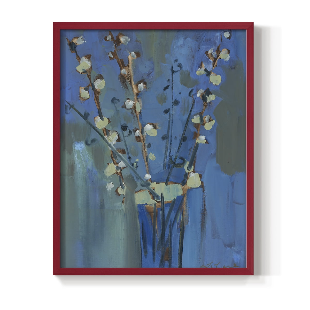 Winter Willow II Framed Print - Solid Wood in Single Picture Frame Solid Wood 2 Framed Print
