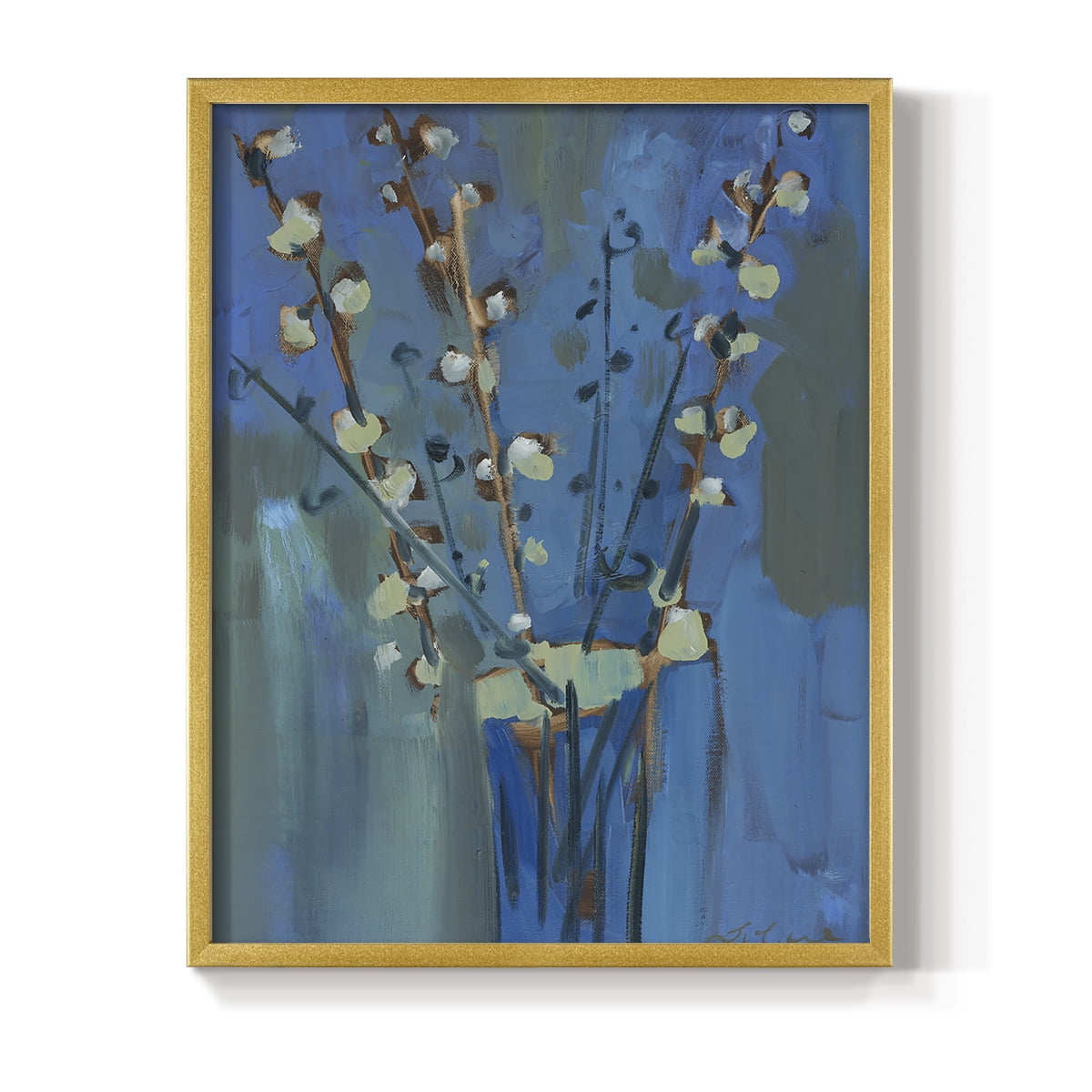 Winter Willow II Framed Print - Solid Wood in Single Picture Frame Solid Wood 2 Framed Print